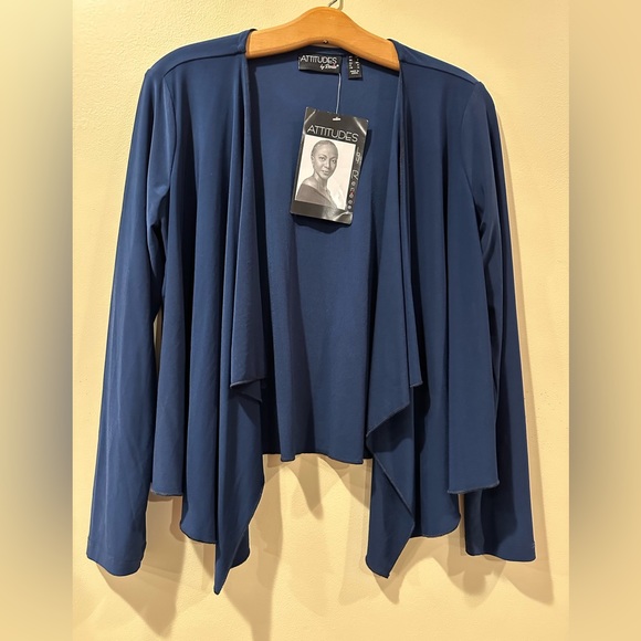 Attitudes maxi dress with jacket. Navy and Tan. Size XS - Picture 11 of 14